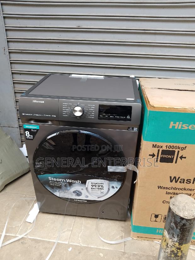 Washing Machine, Hisense 8kg Wash 5kg Dry Front Load Machine