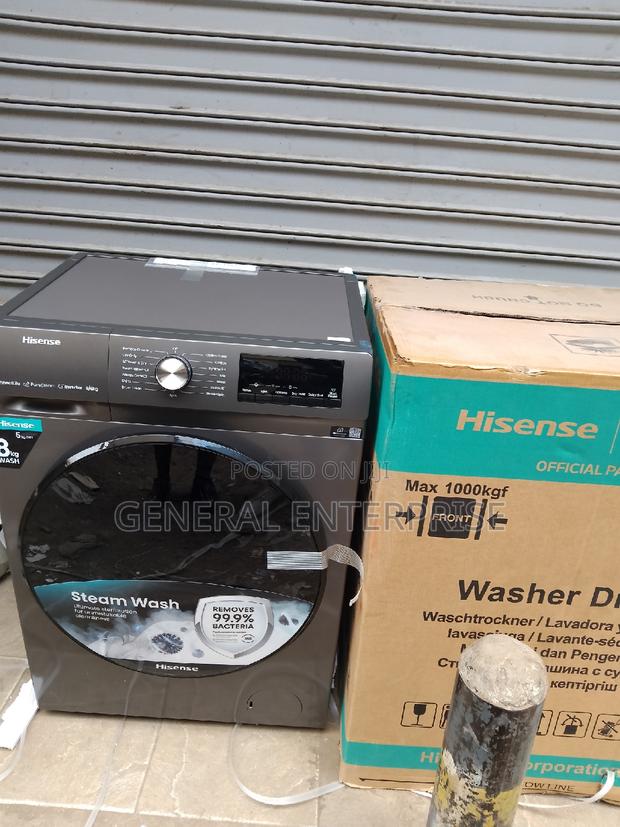 Washing Machine, Hisense 8kg Wash 5kg Dry Front Load Machine