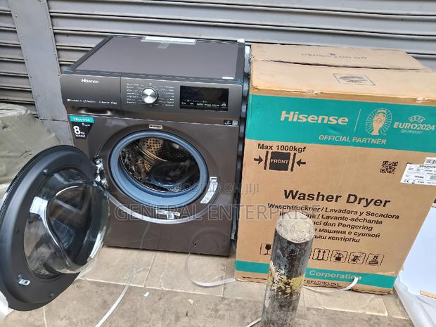 Washing Machine, Hisense 8kg Wash 5kg Dry Front Load Machine