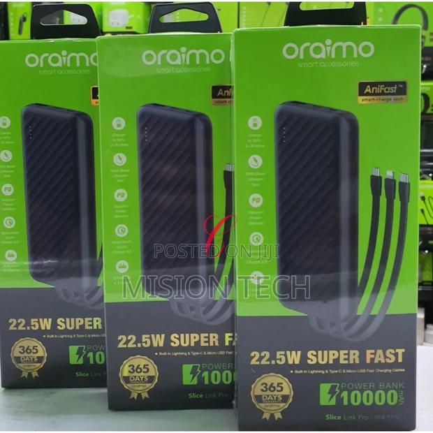 Oraimo OPB-P7101 22.5W 10000mah Fast Charging Power Bank - main view