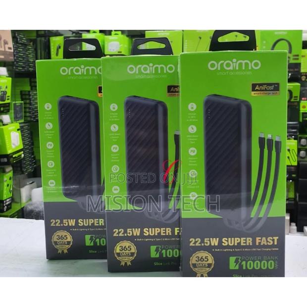 Oraimo OPB-P7101 22.5W 10000mah Fast Charging Power Bank - thumbnail 2