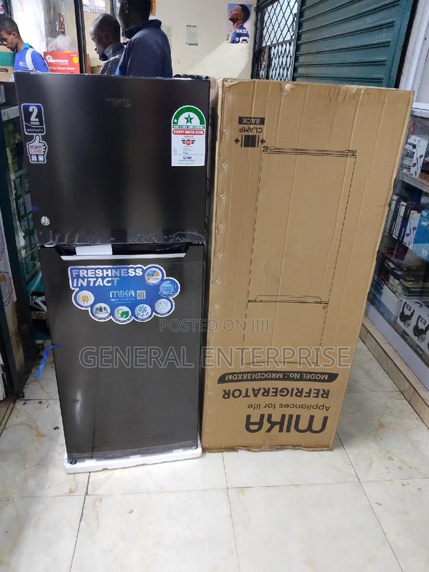 Fridge, Refrigerator, Mika 138litres Double Door Fridge