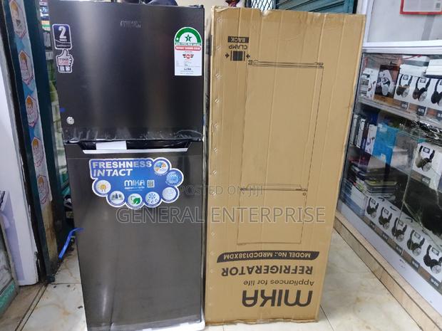 Fridge, Refrigerator, Mika 138litres Double Door Fridge