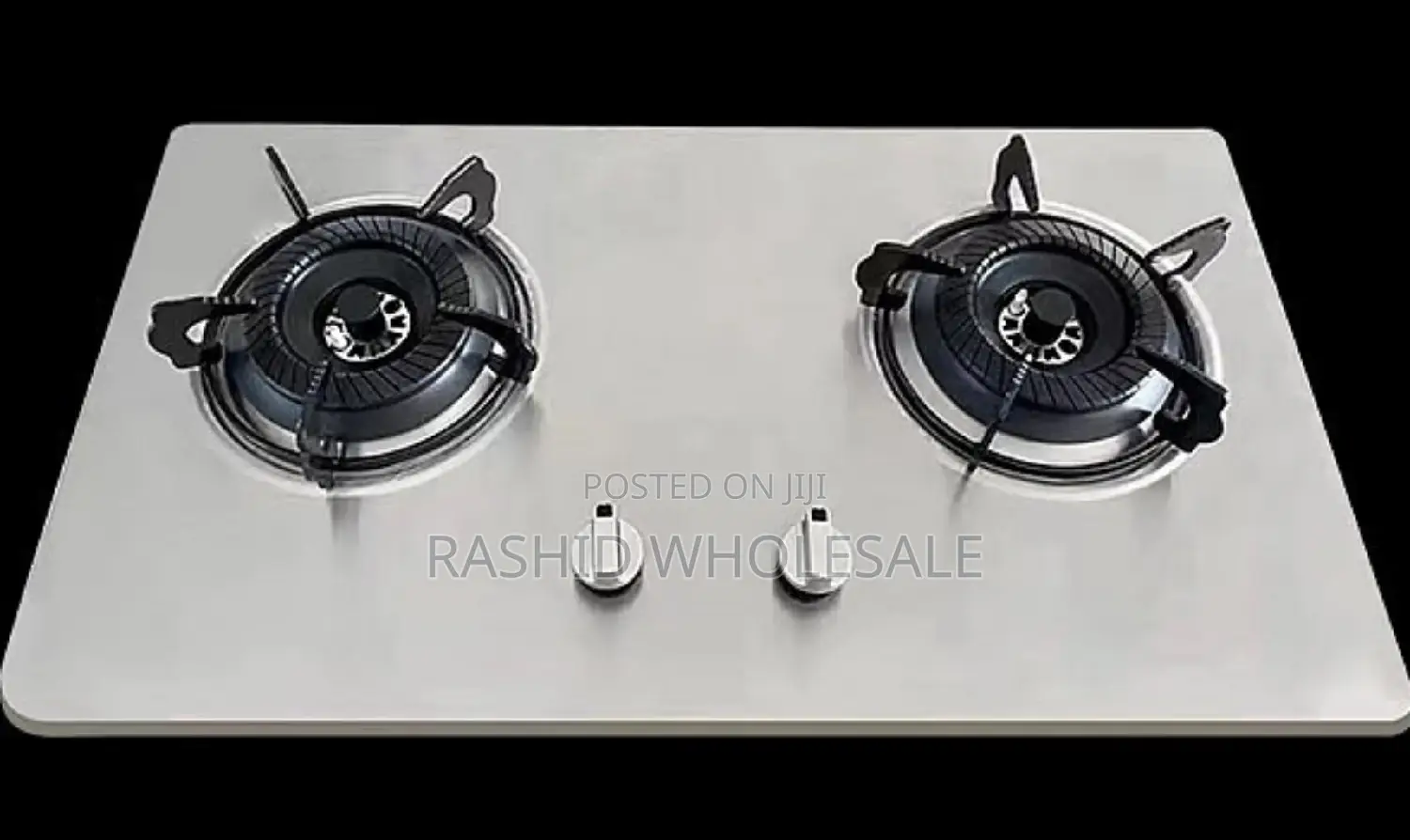 2 Burner, Amaze Stainless Hob Cooker.