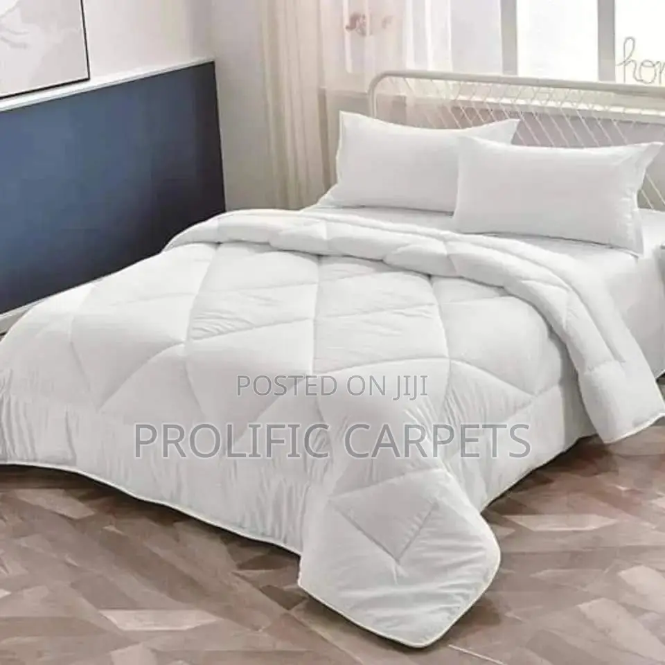 White Velvet Duvet Plain