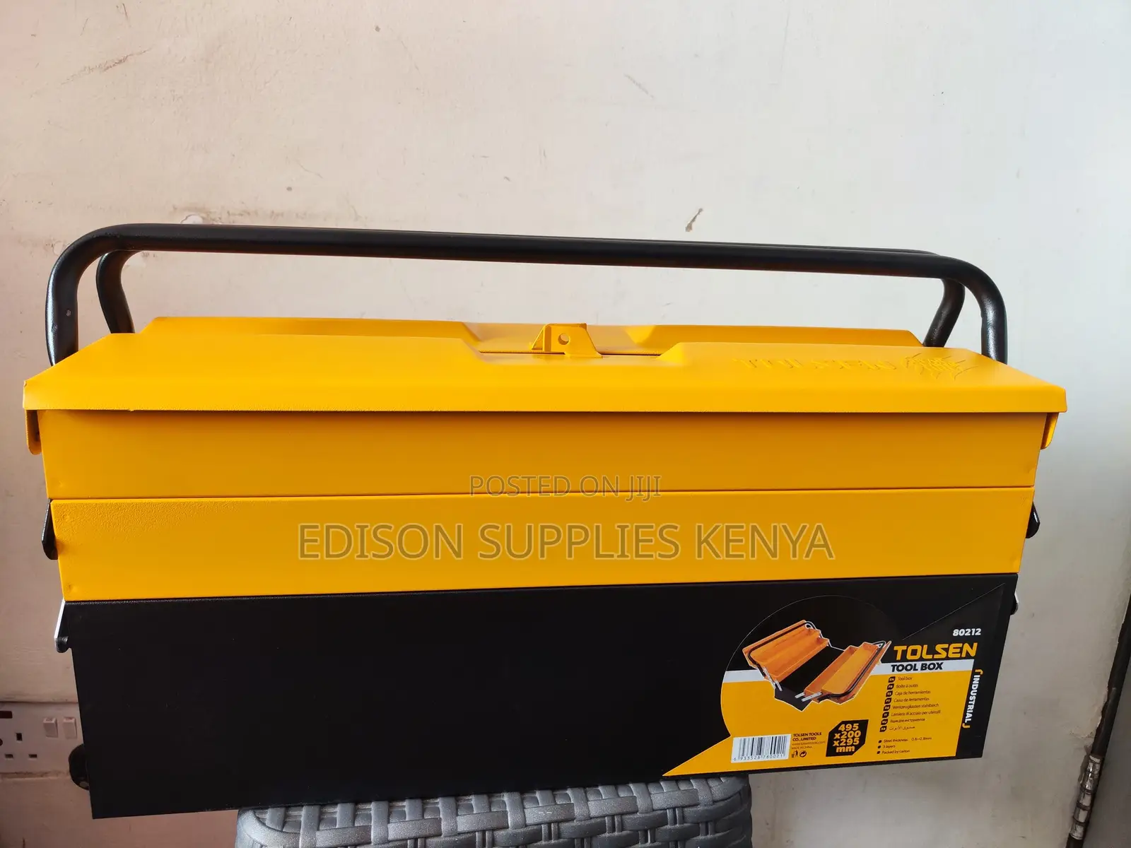 Tool Box Tolsen Cantilever Metallic Tool Box 3 Layer Toolbox