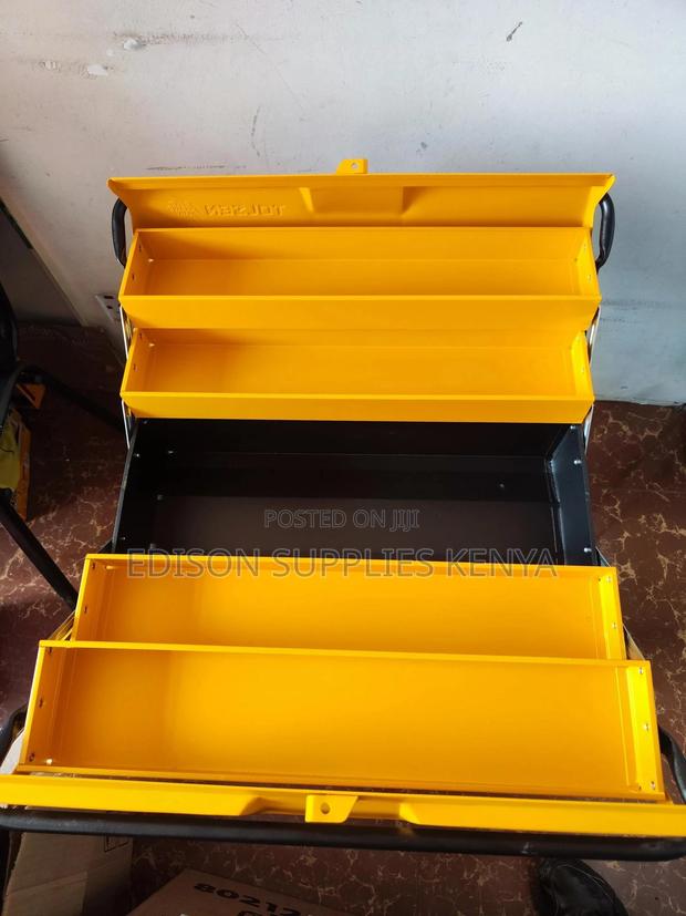 Tool Box Tolsen Cantilever Metallic Tool Box 3 Layer Toolbox - main view