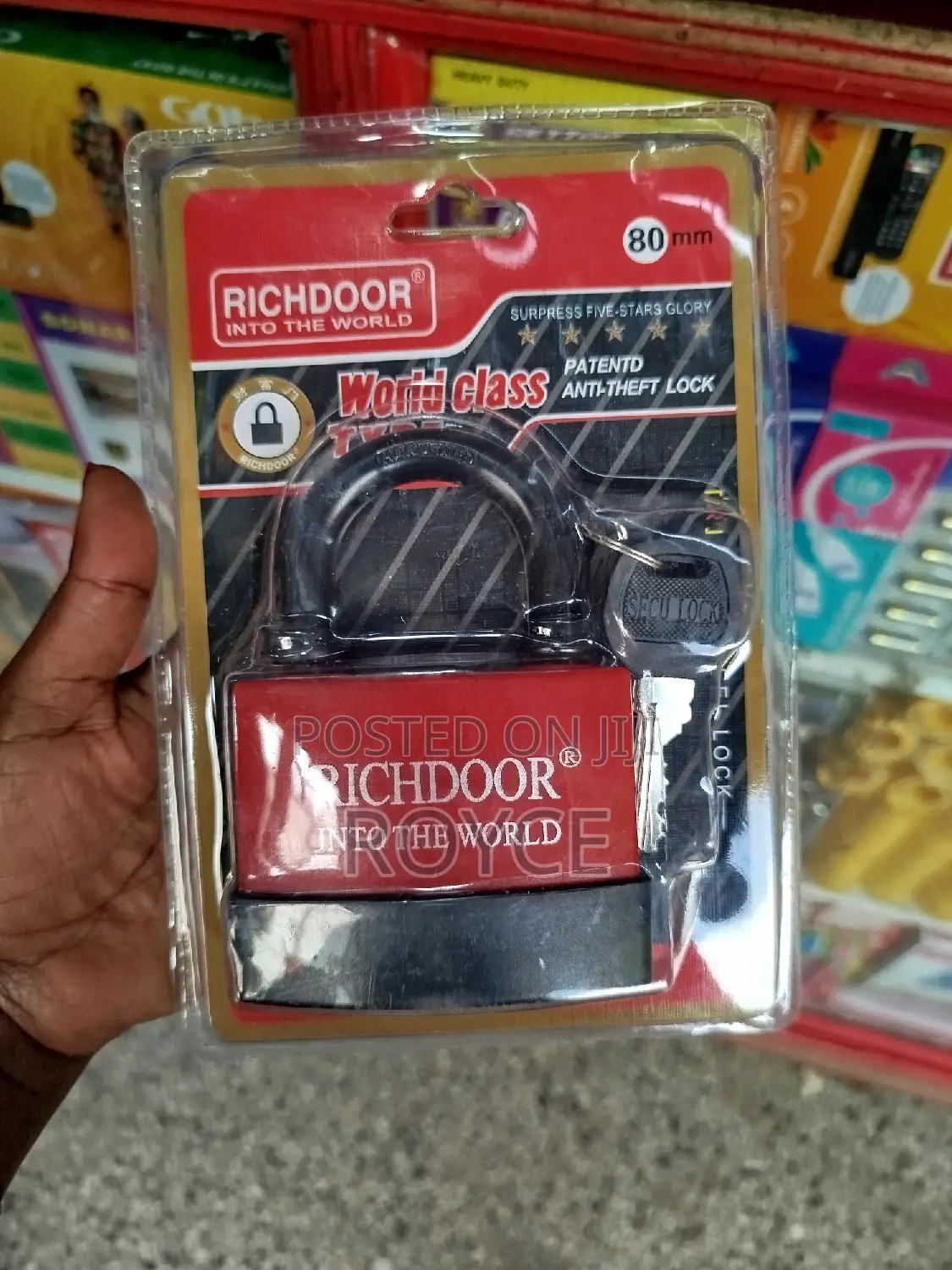 Richdoor Waterproof Anti- Theft Padlock-80mm