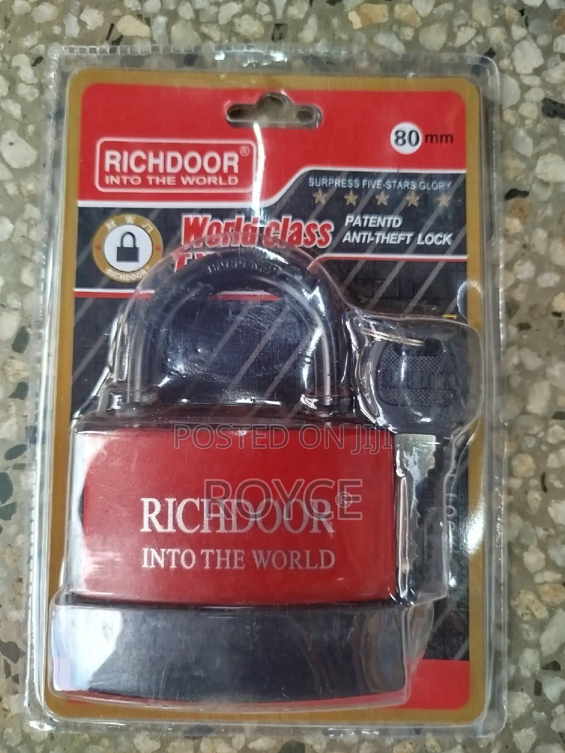 Richdoor Waterproof Anti- Theft Padlock-80mm