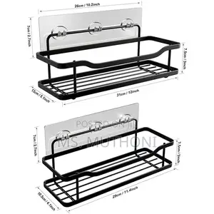 2pcs Shower Caddy Shelf/Bathroom Organizer