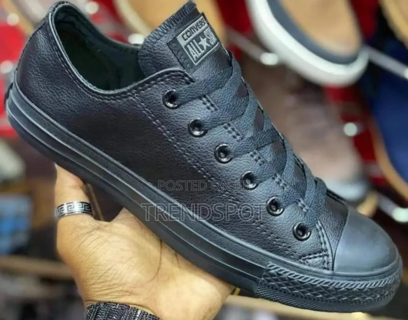 Leather Converse