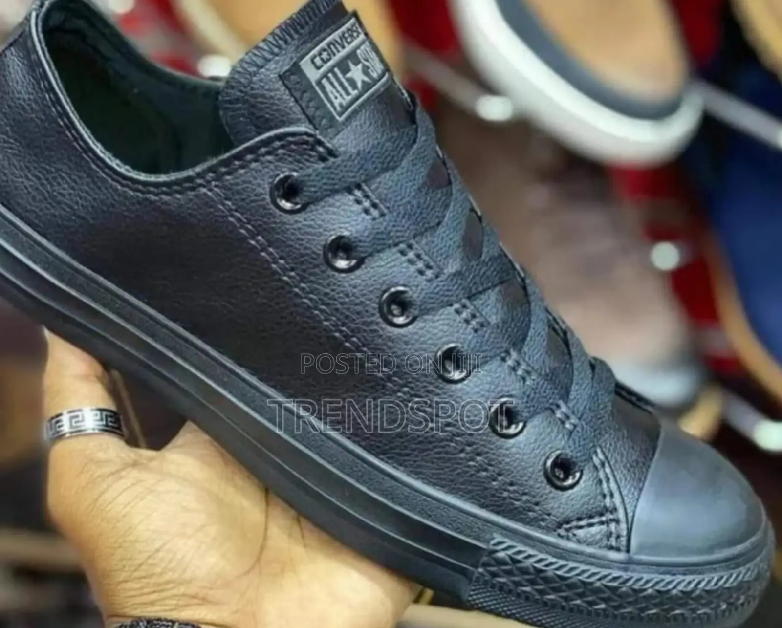 Leather Converse