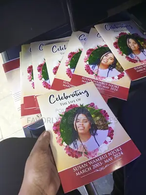 Eulogy Printing and Designing All Sizes