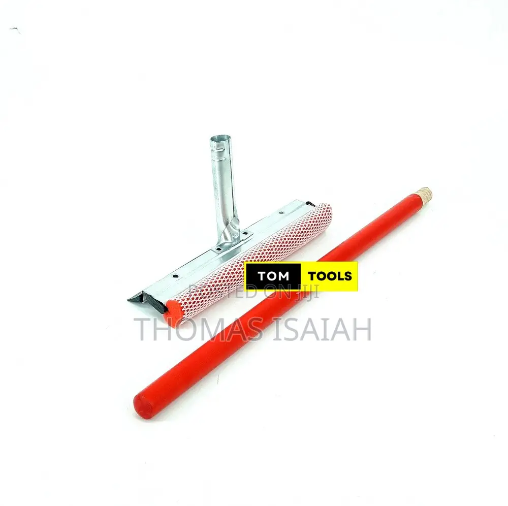 2ft Heavy Duty Sponge and Squeegee Window Cleaner With Woode