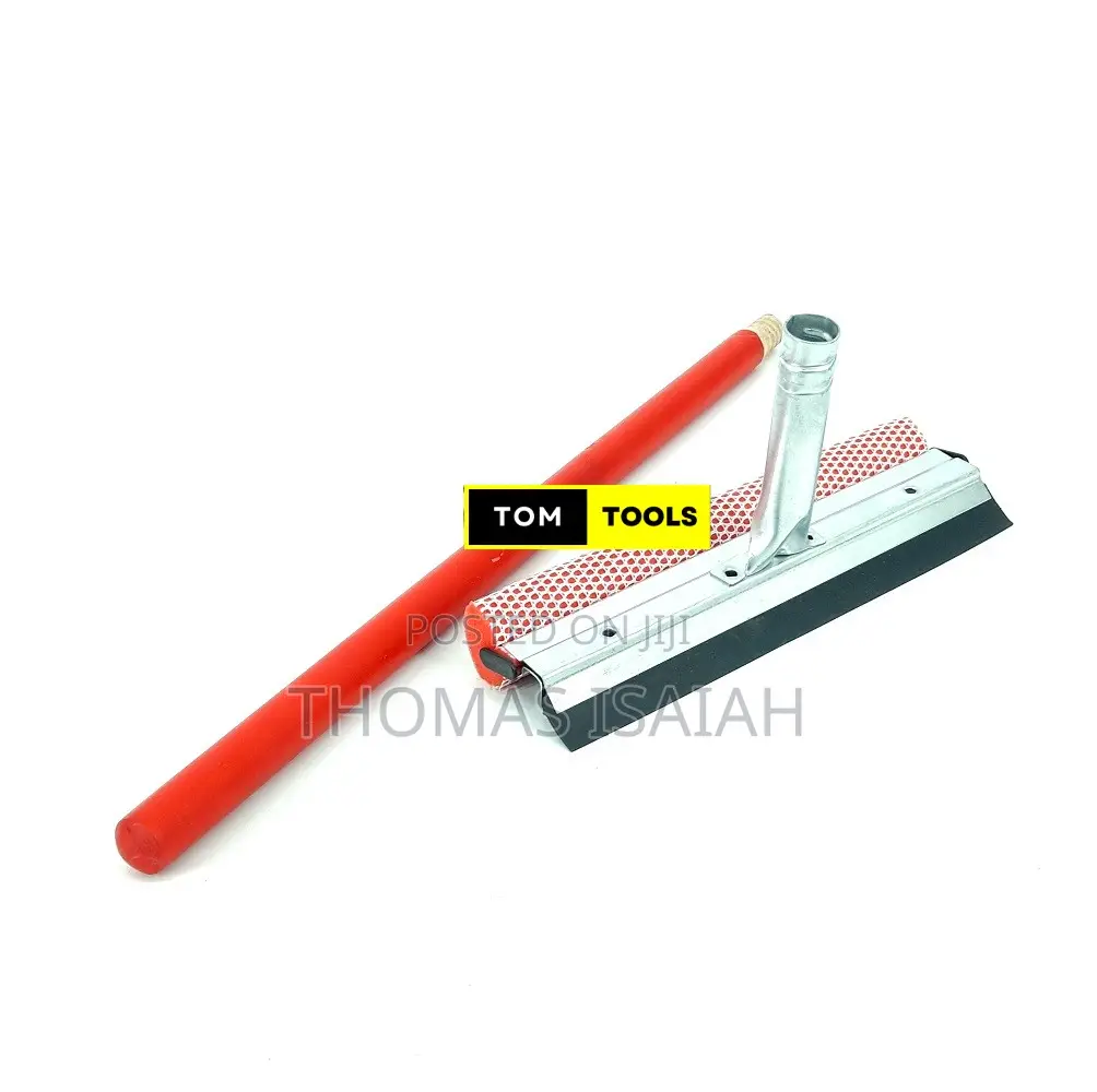 2ft Heavy Duty Sponge and Squeegee Window Cleaner With Woode