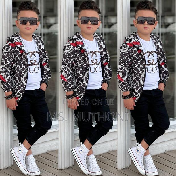 Quality Gucci Unisex 3 PC Tracksuit 2-12yrs