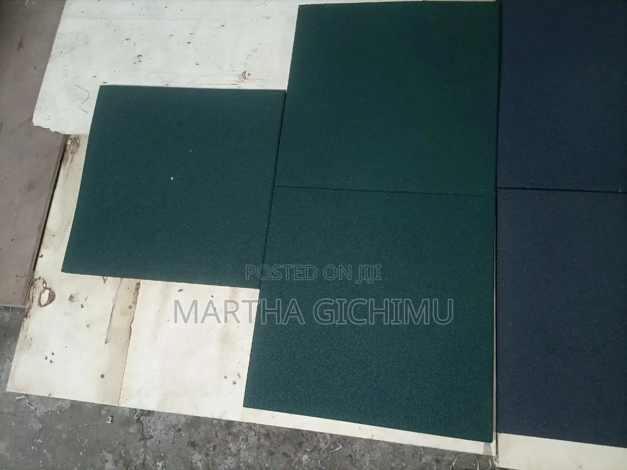 Rubber 20mm Thickness ,1m×1m×1m Gym Mats
