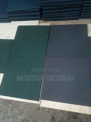 Commercial/Residential Gym Rubber Tyle Mat - thumbnail 2
