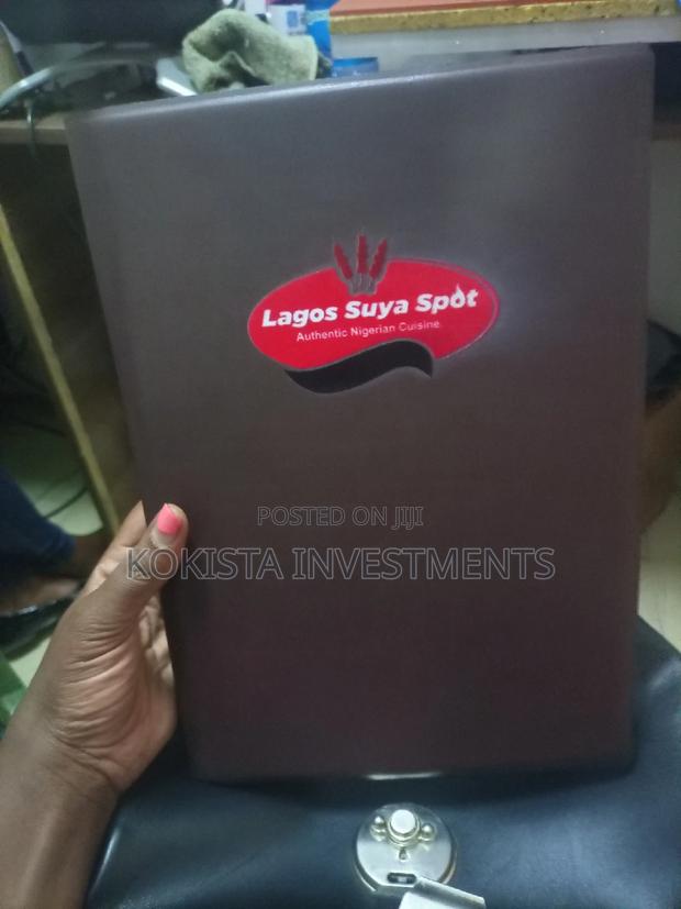Leather Hotel Menu Folders - thumbnail 2