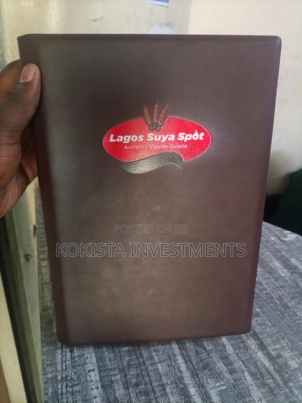 Leather Hotel Menu Folders - thumbnail 3