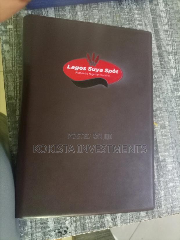 Leather Hotel Menu Folders - thumbnail 4
