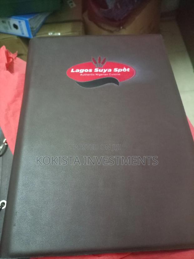 Leather Hotel Menu Folders - thumbnail 5