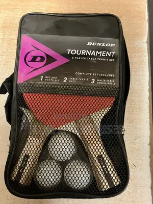 Table Tennis Set Dunlop 2 Bats 3 Balls Net Post