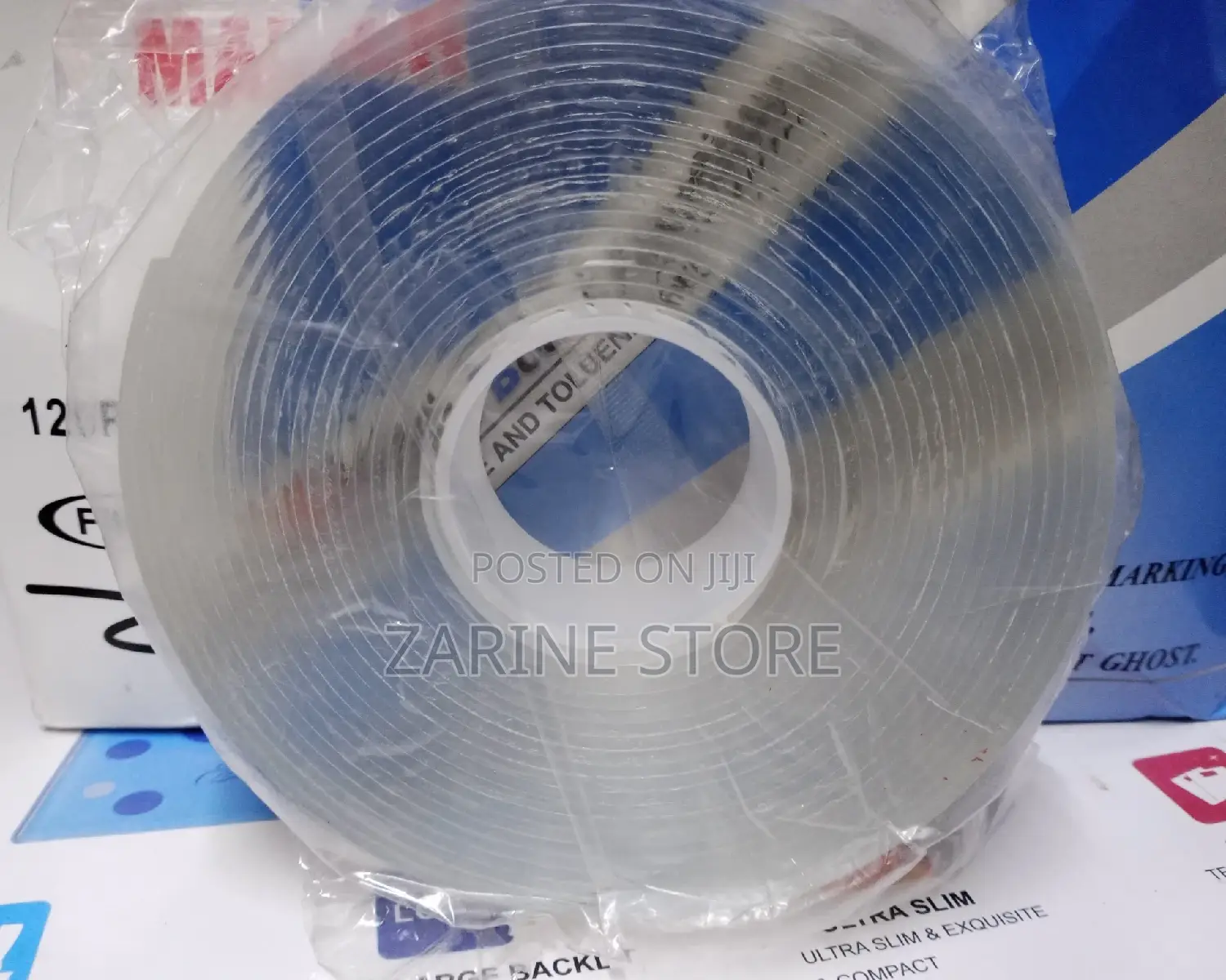 Stick Double Sided Tape 6 Metres Transparent Mounting Tape