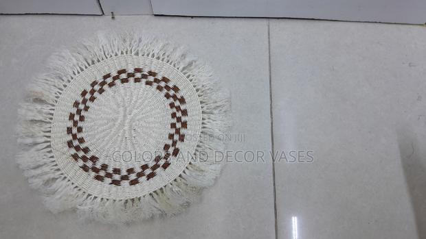 Brown White Mat for Decor on the Wall - main view