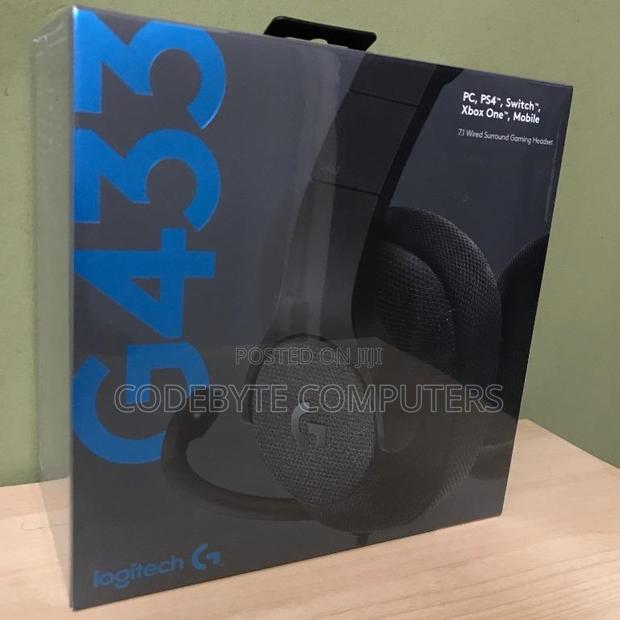 Logitech G433 7.1 Surround Gaming Headset - main view