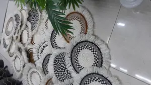 Table Mats Size 12 Inches Black/Brown/White