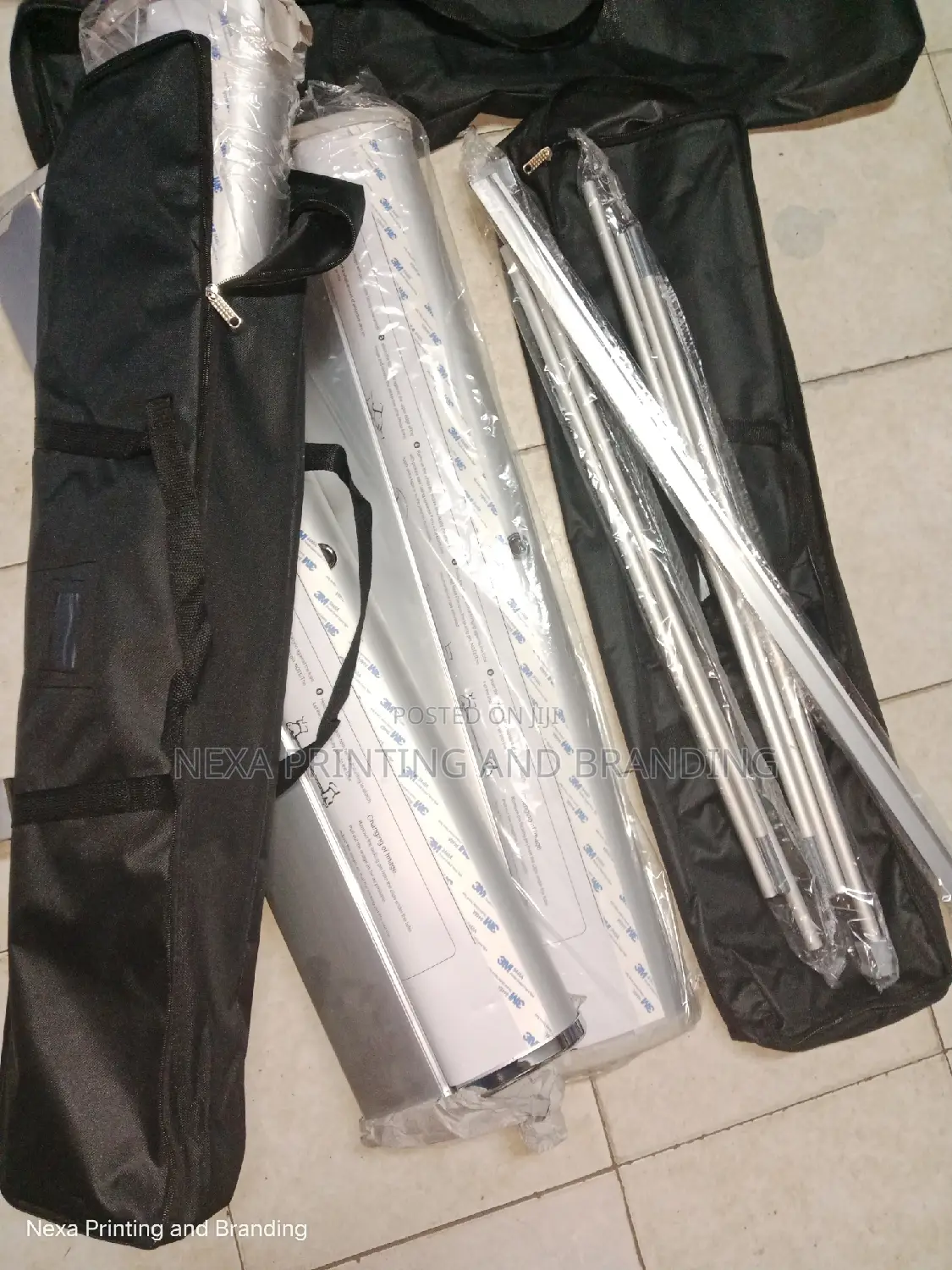 Full Aluminium Broadbase Banner Stands