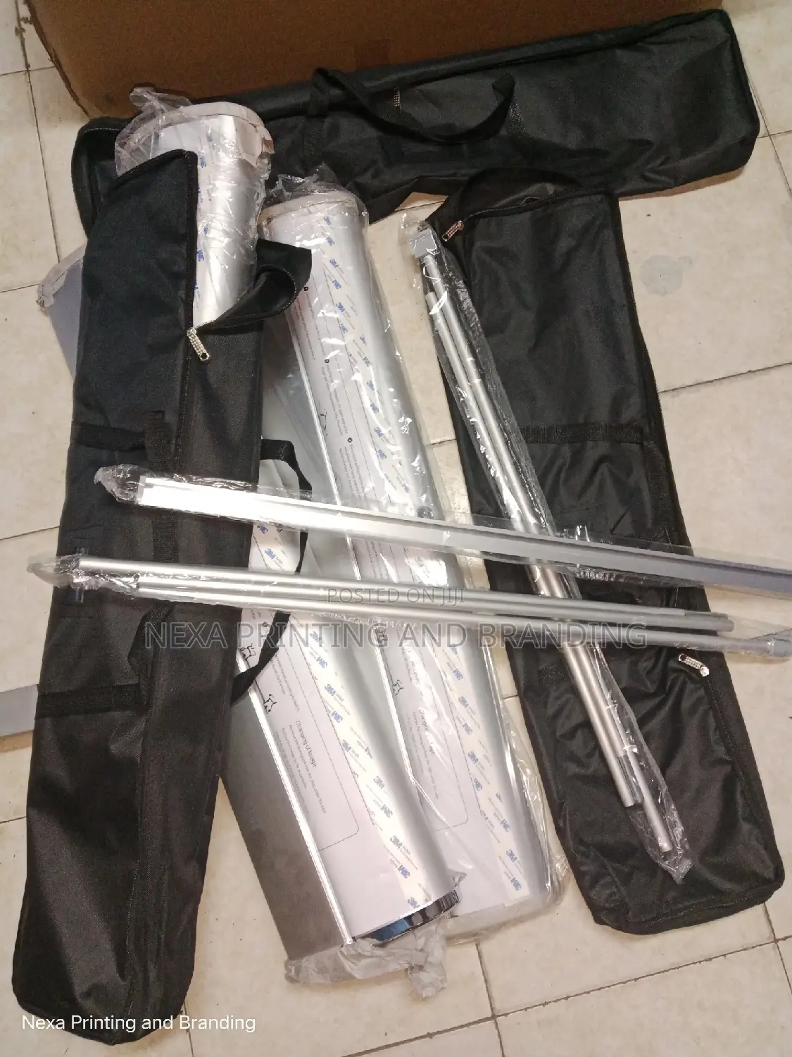 Full Aluminium Broadbase Banner Stands