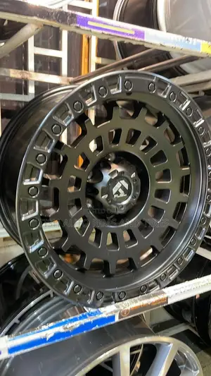 Black Fuel 18 Inch Offset Rims Set for Prado, Ford Ranger