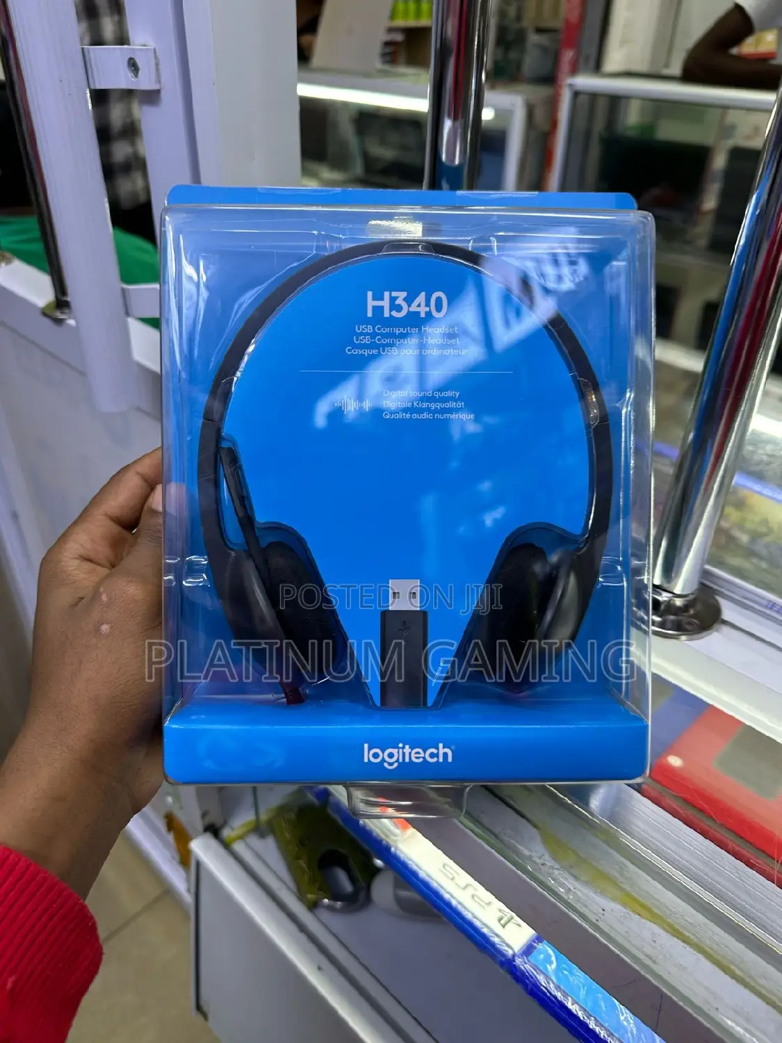 Logitech H340 Stereo Wired Over Ear Headphones