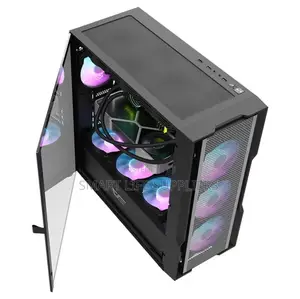 DK431 EATX Full Mesh Gaming PC Case With 4 ARGB Fans
