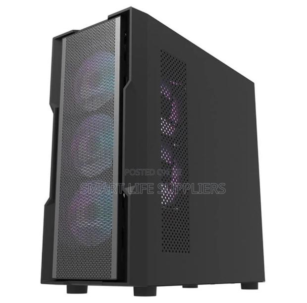 DK431 EATX Full Mesh Gaming PC Case With 4 ARGB Fans - thumbnail 6