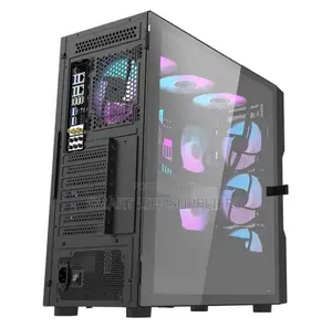 DK431 EATX Full Mesh Gaming PC Case With 4 ARGB Fans