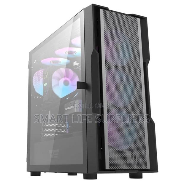 DK431 EATX Full Mesh Gaming PC Case With 4 ARGB Fans - thumbnail 7