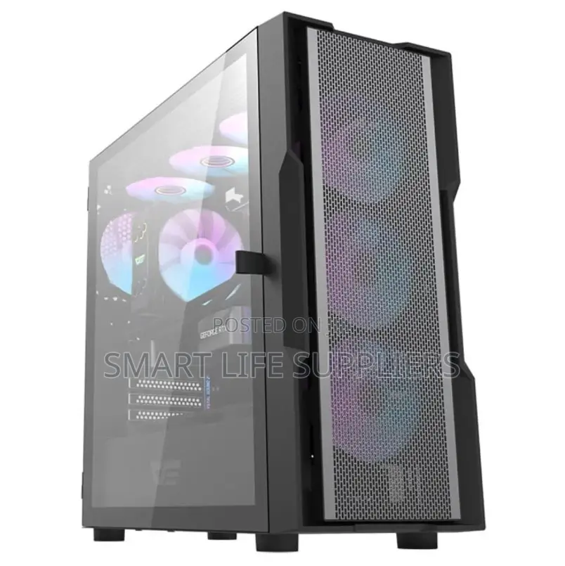 DK431 EATX Full Mesh Gaming PC Case With 4 ARGB Fans