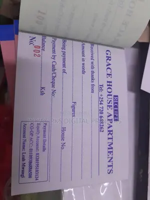 Receipt Books Printing