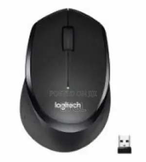 LOGITECH M330s Wireless Mouse - SILENT PLUS - BLACK/GLOSSY