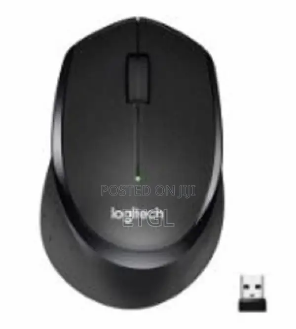 LOGITECH M330s Wireless Mouse - SILENT PLUS - BLACK/GLOSSY