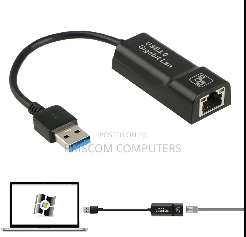 USB 3.0 To Lan Adapter Windows Mac Compatible