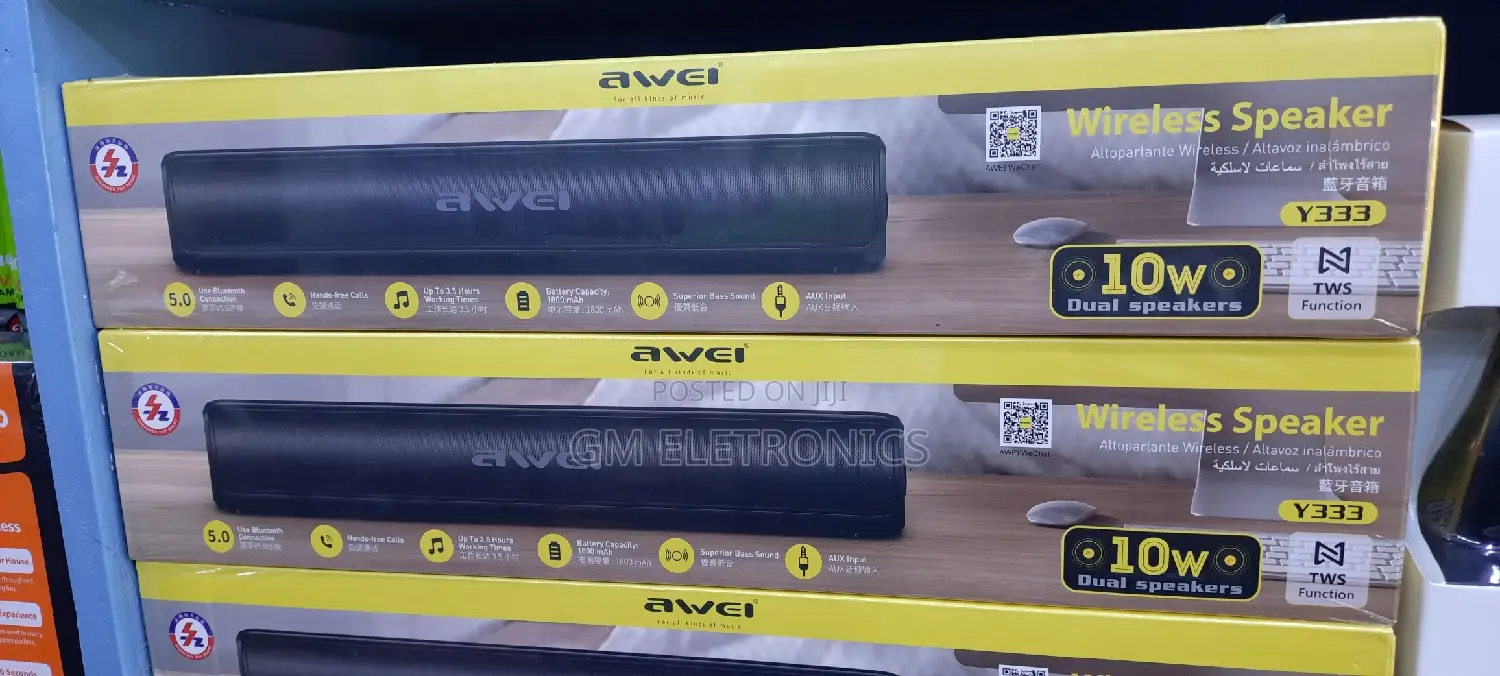Awei Mini Soundbar Bluetooth Speaker.