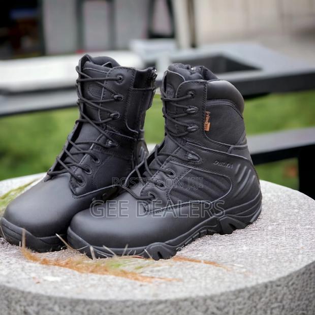 Black Delta Boots >Delta Unisex Tactical Military Boots