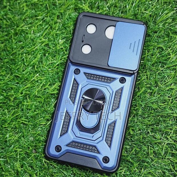 Tecno Camon 20 Pro 5G Shutter Armor Back Cover With Ring Hol - thumbnail 4
