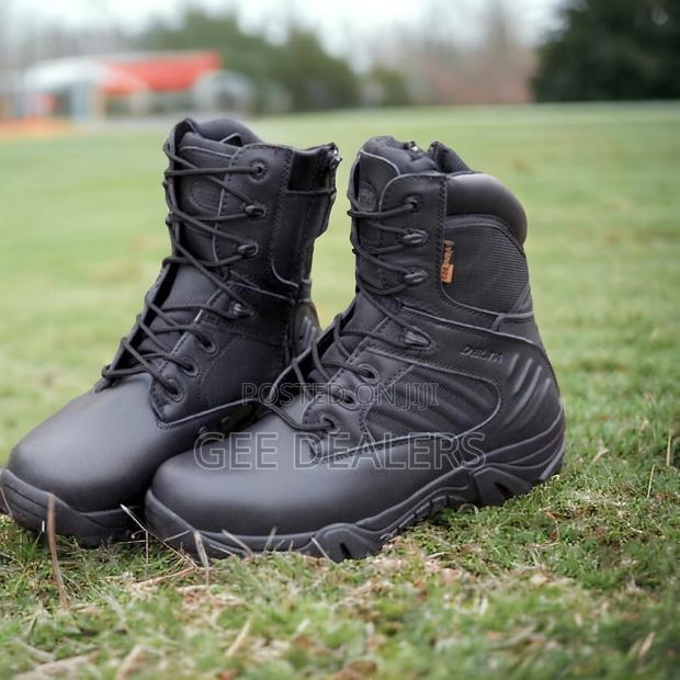 Delta Black Tactical/Combat Military Boots/Hiking Boots