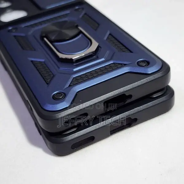 OPPO Reno 8T Shutter Armor Back Cover With Ring Holder