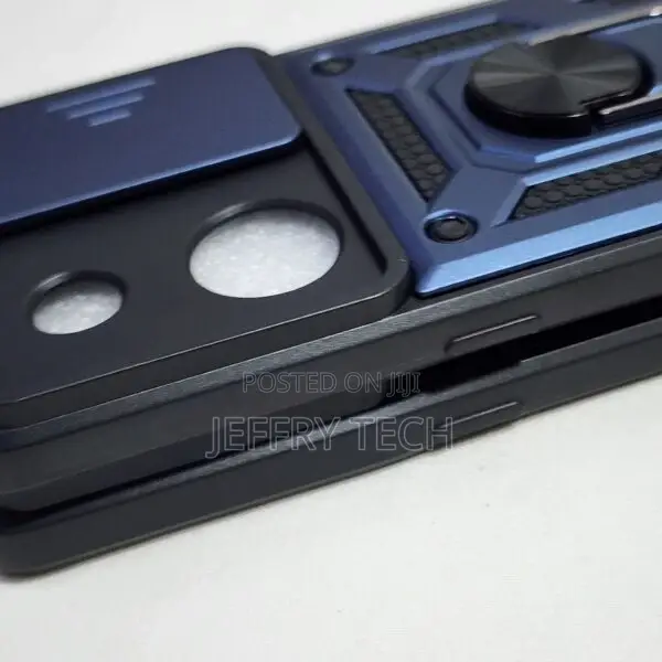 OPPO Reno 8T Shutter Armor Back Cover With Ring Holder